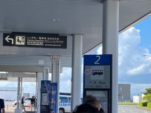 長崎空港⑤バス停220807